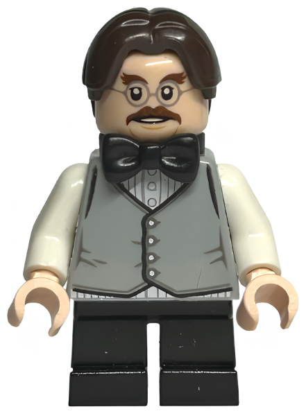 Минифигурка Lego Harry Potter Professor Filius Flitwick - Light Bluish Gray Vest hp205 U